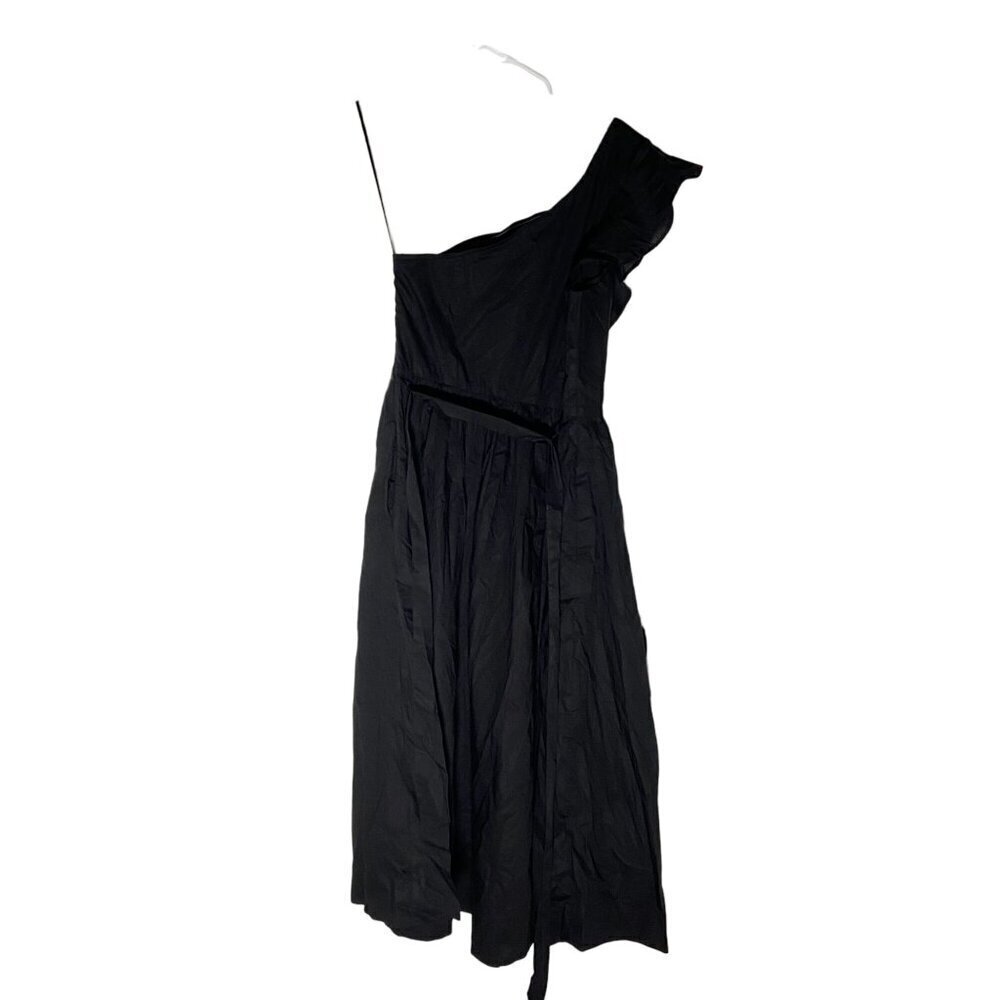 J. Crew Factory One-Shoulder Midi Dress Women's Plus Size 20 in Black New W/ Tag - Picture 5 of 5